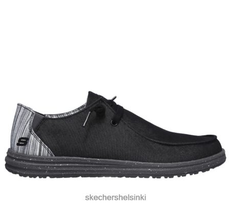 Skechers Helsinki Store - Skechers Rento sopiva Melson - Tšad musta 8XTT802524 miehet