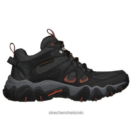 Skechers Helsinki Store - Skechers Rento sopiva Xander - Ridge Top musta/hiili 8XTT802556 miehet