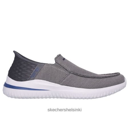Skechers Helsinki Store - Skechers Slip -Ins Delson 3.0 - Cabrino harmaa 8XTT802356 miehet