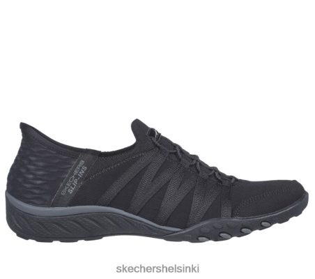 Skechers Helsinki Store - Skechers Slip-ins Beathe-Edut-Roll-Me-Me musta 8XTT80428 naiset