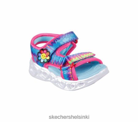 Skechers Helsinki Store - Skechers Sydänvalot sandaali - neiti elinvoimainen moni- 8XTT803232 lapset