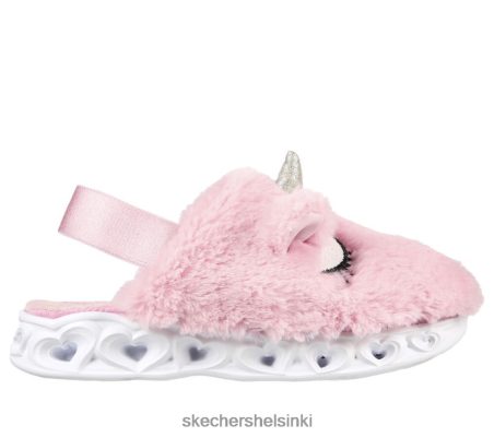 Skechers Helsinki Store - Skechers Sydänvalot sandaalit - yksisarviset hölynpölyt vaaleanpunainen 8XTT803236 lapset