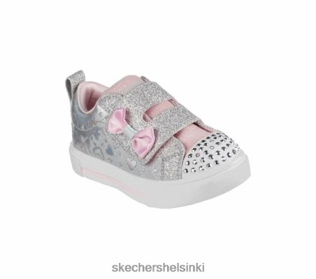 Skechers Helsinki Store - Skechers Twinkle varpaat Twinkle Sparks - Heather Charmer harmaa/hopea 8XTT803200 lapset