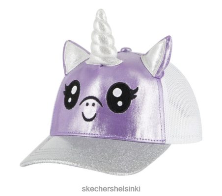 Skechers Helsinki Store - Skechers Yksisarvinen kimaltelukorjaushattu vaaleanharmaa/violetti 8XTT801896