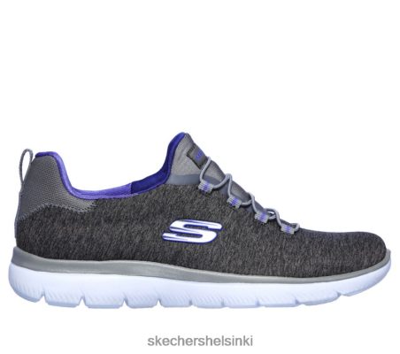 Skechers Helsinki Store - Skechers huippukokoukset - nopea loma puuhiili/violetti 8XTT80136 naiset