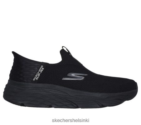 Skechers Helsinki Store - Skechers liukastuvat enimmäistyyny - edullinen musta 8XTT802052 miehet